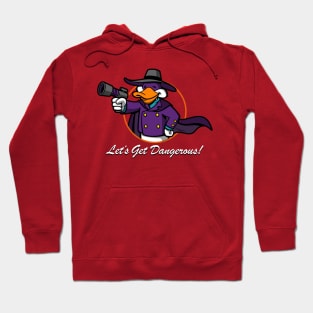 Cool Vigilante Duck Gamer 90's Cartoon Mashup Parody Hoodie